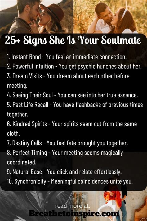 signs someone is your soulmate.